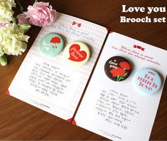 Broche Lovers en autre - Ref 1183600 Image 2