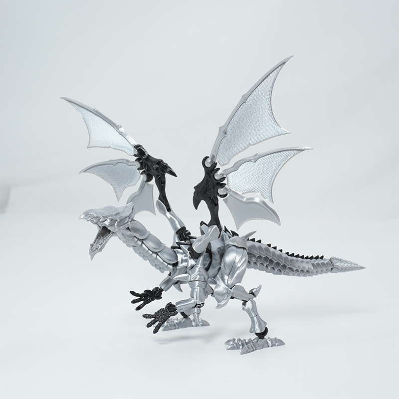 新款3d打印二代双翼飞龙关节可动模型益智自拼装创意玩具礼物手办