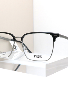 帕莎新款眉线框半框男女同款时尚斯文镜架可配度数近视镜PJ78039