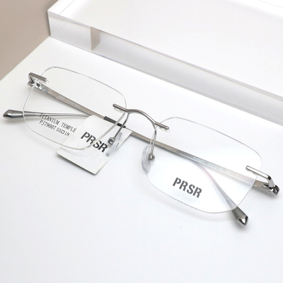 帕莎眼镜框超轻无框钛架男女近视可配近视防蓝光眼镜架PJ79007