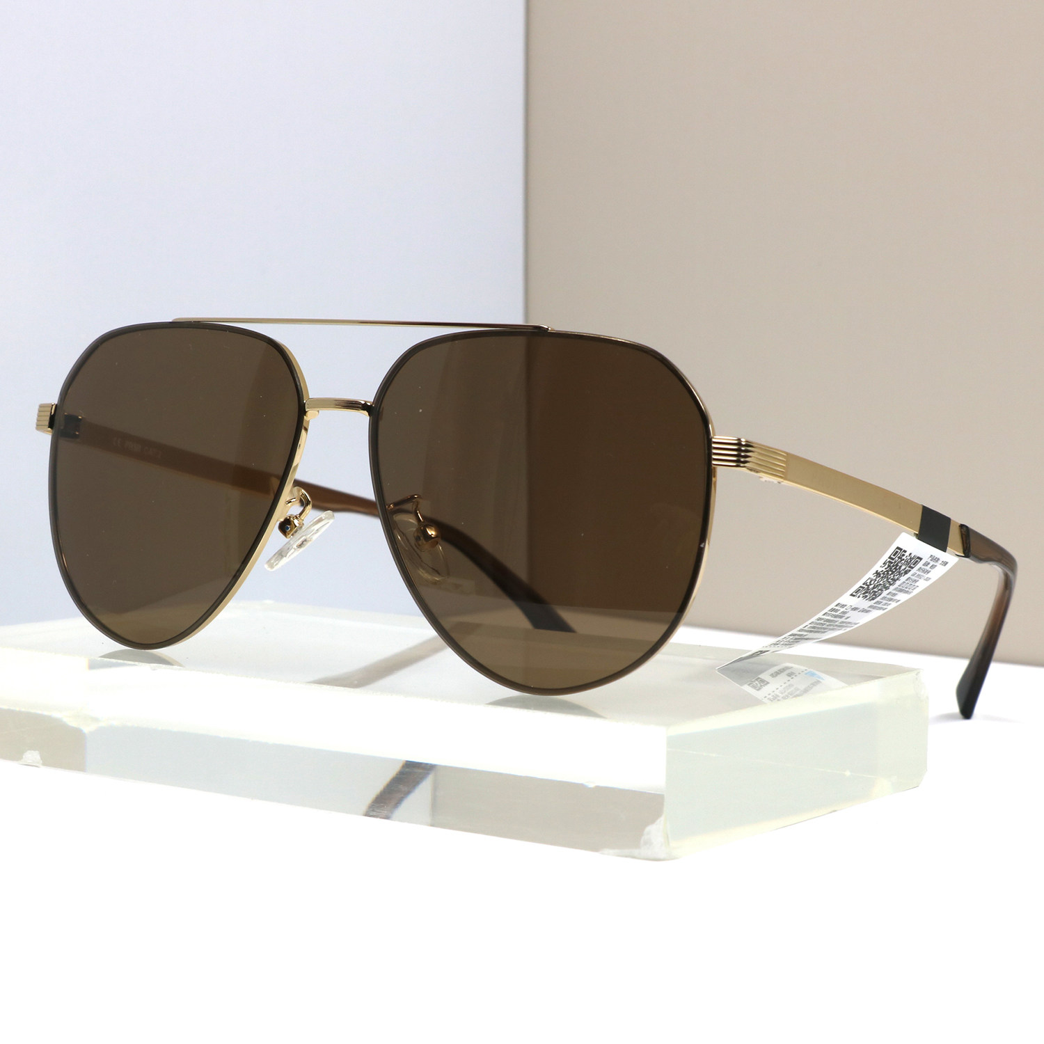 帕莎2025新款可配近视度数偏光墨镜飞行员式蛤蟆镜男太阳镜PS5050