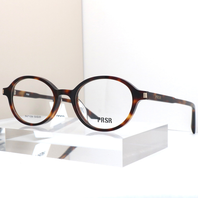 帕莎小熊框2025新品时髦书呆子优雅椭圆张元英同款眼镜架PA71084