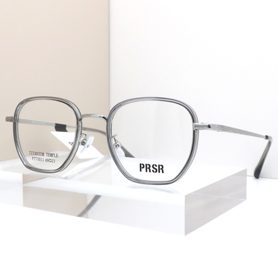帕莎时尚眼镜框钛合金腿男近视女潮防蓝光眼镜明星同款PT75011