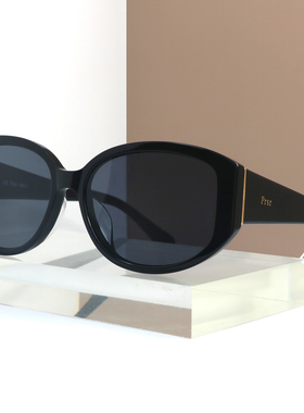 帕莎太阳镜女男墨镜防紫外线扁框猫眼简约高级感超轻眼镜PS3011