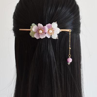 中国风束发簪古风后压发冠