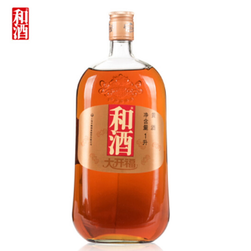 和酒大开福黄酒五年陈1L*6瓶整箱多省包邮