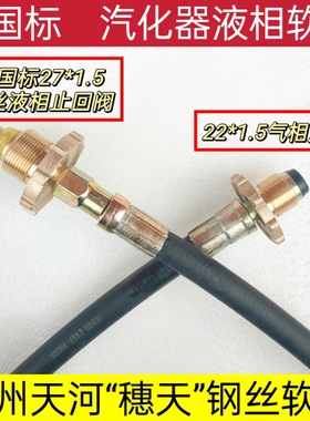 液化气高压导气管防爆钢丝LPG气化炉专用导管丙烷煤气汽化器软管