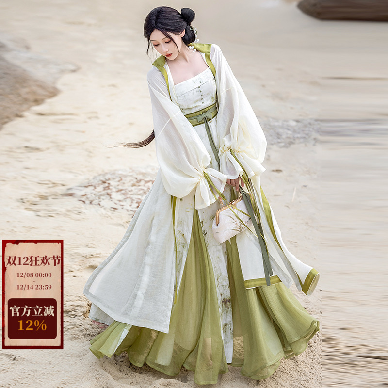 拟梦夏季新中式国风连衣裙