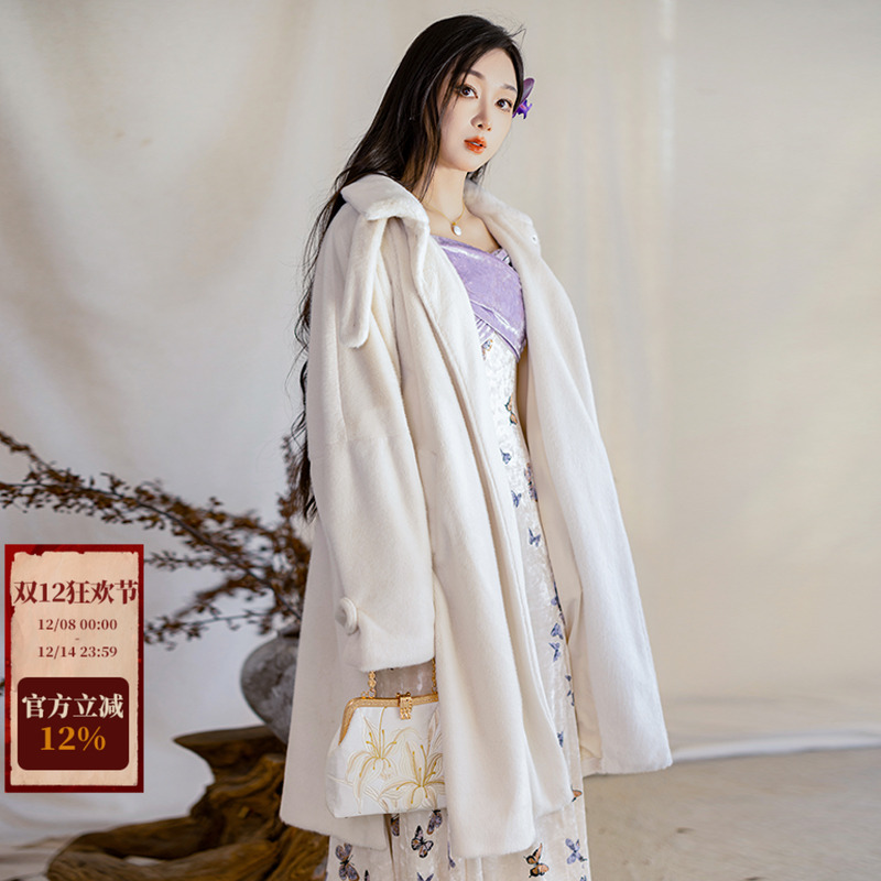 拟梦皮草新中式汉元素外套