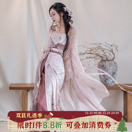 国风新中式日常汉服拟梦胭脂雪