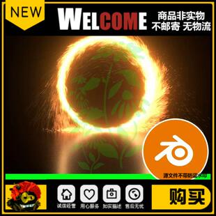 blender火圈魔法奇异博士穿越黑洞特效模型建模素材文件渲染310