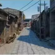 unity怀旧古镇古街小巷fbx老城区巷子max农村民房模型素材su模型