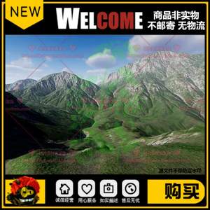 Unity3d Landscape Ground Pack 2.0自然纹理地形材质贴图素材