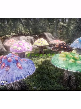 Unity3D Mushroom Monsters - Fantasy RPG 4.2蘑菇怪物模型