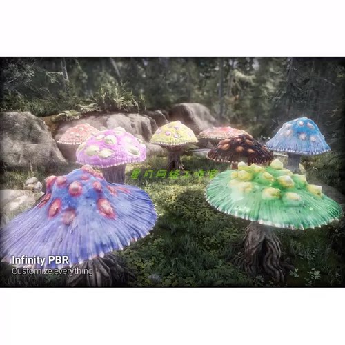 Unity3D Mushroom Monsters - Fantasy RPG 4.2蘑菇怪物模型