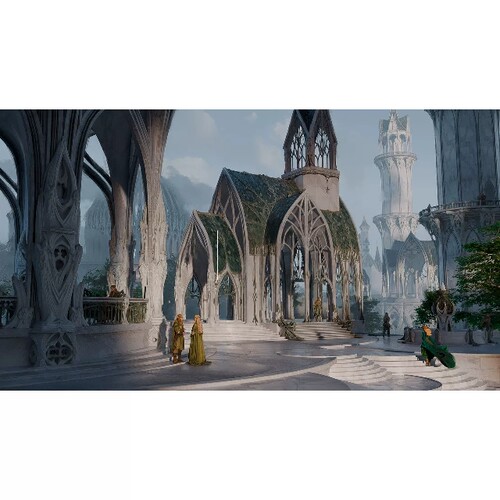 UE4UE5精灵宫殿城堡建筑凉亭桌椅装饰品Elven Village带blender