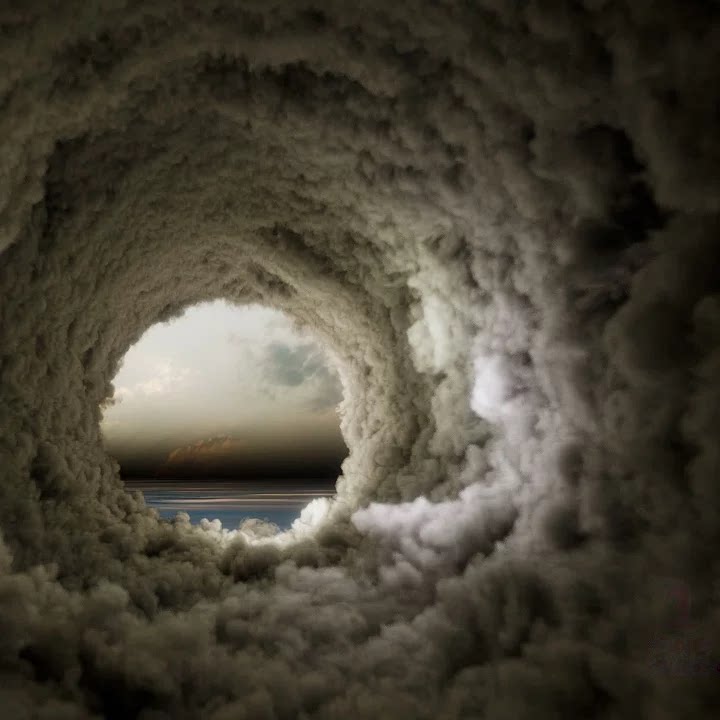 UE5.5体积云朵通道隧道Clouds Tunnel Vdb Pack