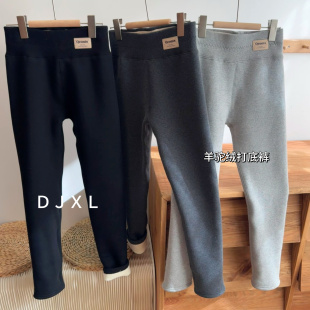 外穿休闲裤 中大童加厚保暖裤 儿童羊驼绒打底裤 卷妈爱大小卷25冬季