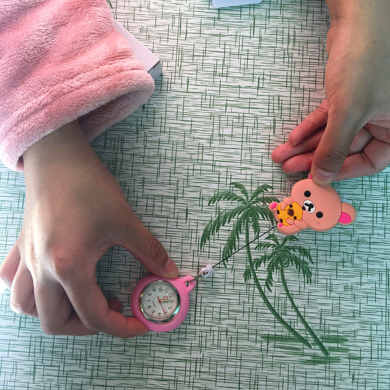 Nurse Table Pocket Watch Telescoping medical Female models lovely Korean Edition watch student examination Dedicated Noctilucent Watchin the Wristwatch , Watch  category - from Buy2taobao.com to provide professional Taobao agent buy service