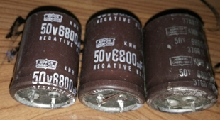 进口拆机原壳原字功放音频大容量牛角电解电容 6800uf 50V 63V