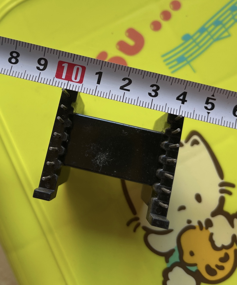 全新 EE55 B 7+7针 卧式 黑色骨架 电木支架