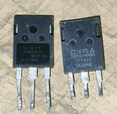 IXFX34N80 IXFH24N80 P 大芯片场效应原装进口拆机件测好
