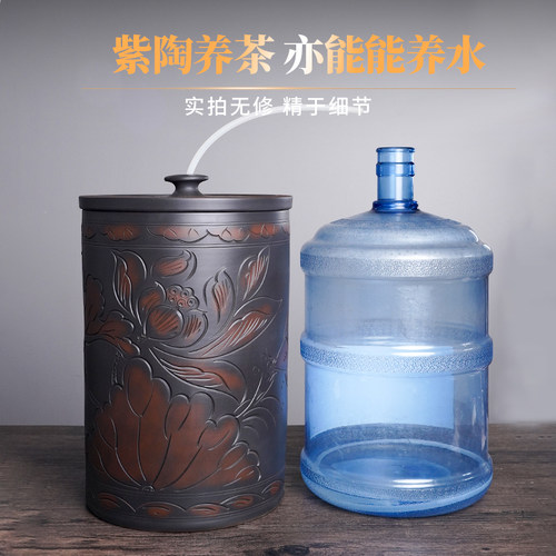 【滇匠企业店】建水紫陶纯净水桶