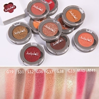 Orange Monochrom Eye Shadow Magnet thay thế Matte Pumpkin Peach Makeup Wine Red Flash G33 Polarized G99 - Bóng mắt clio phấn mắt