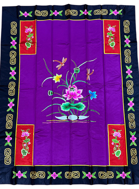 福慧佛具禅修服僧服拜具龙俱受戒法师方丈手工苏绣紫色卧具花具