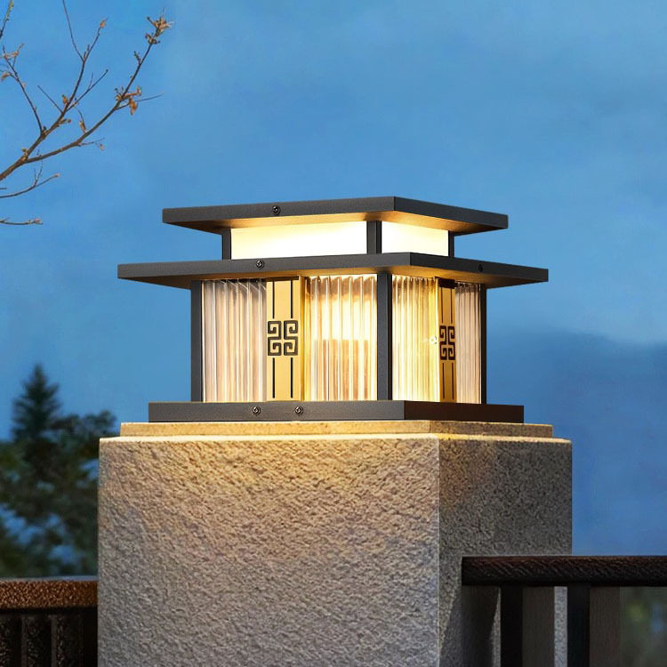 新款户外门柱灯花园围墙氛围室外景观灯庭院灯饰简约太阳能灯
