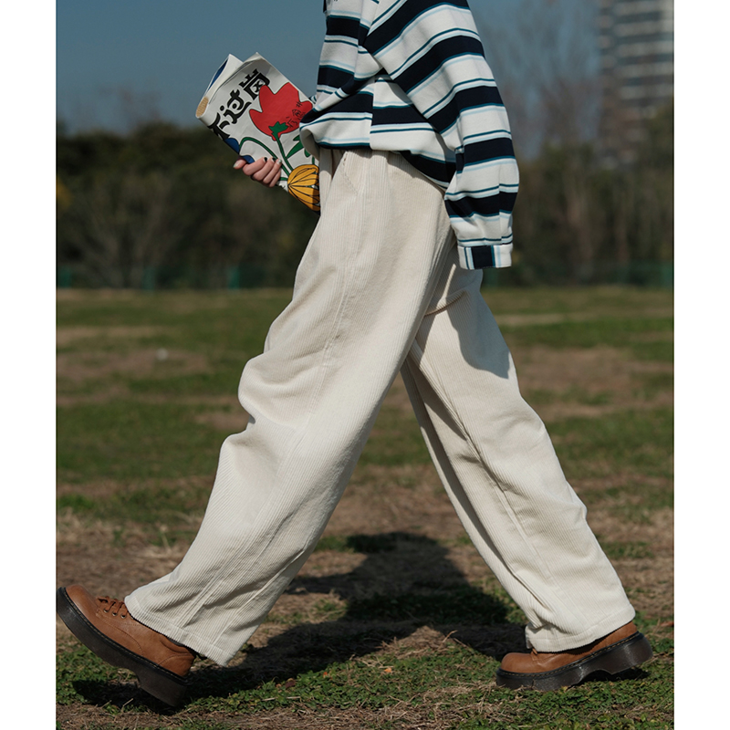 STILLYOU慵懒灯芯绒休闲裤