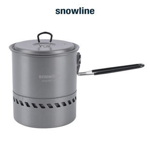 snowline韩国一体式户外炉具锅具野营野外防风便携耐用聚热锅1.5L