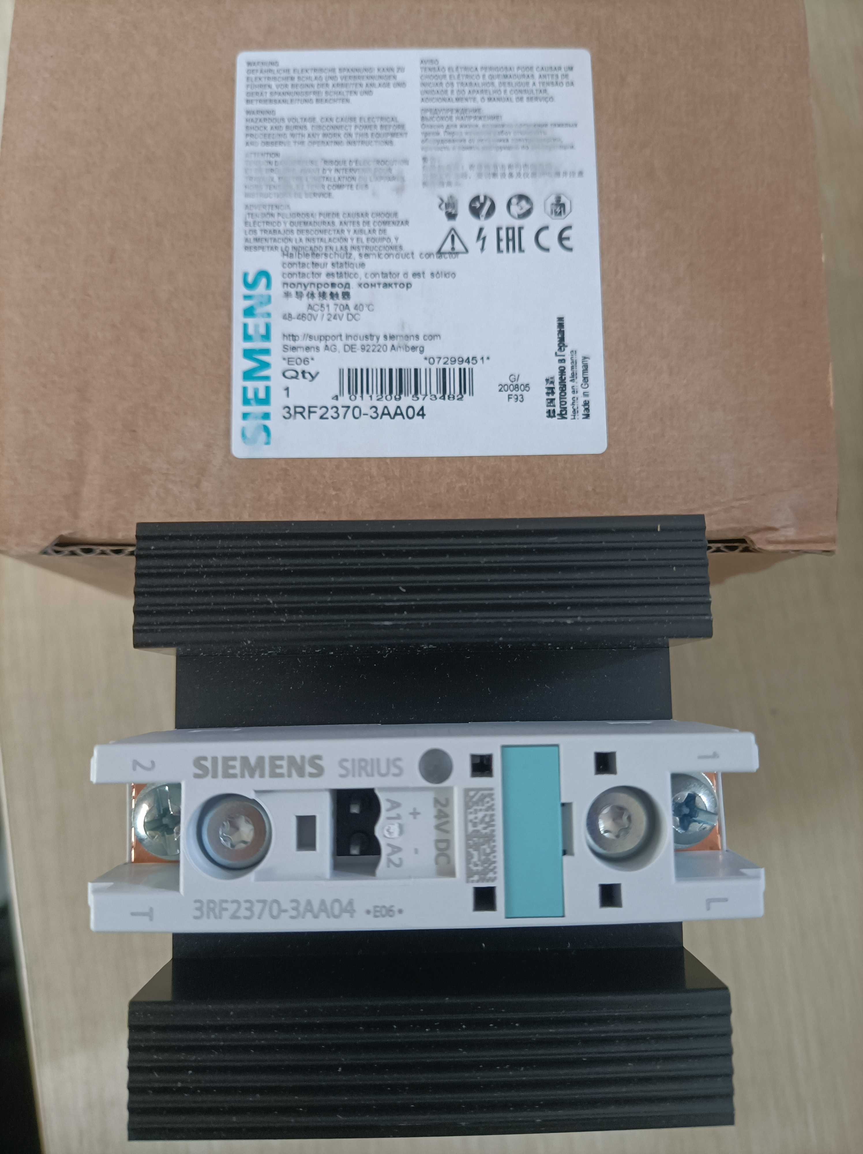 3RF2370-3AA04西门子接触器全新原装正品现货包邮