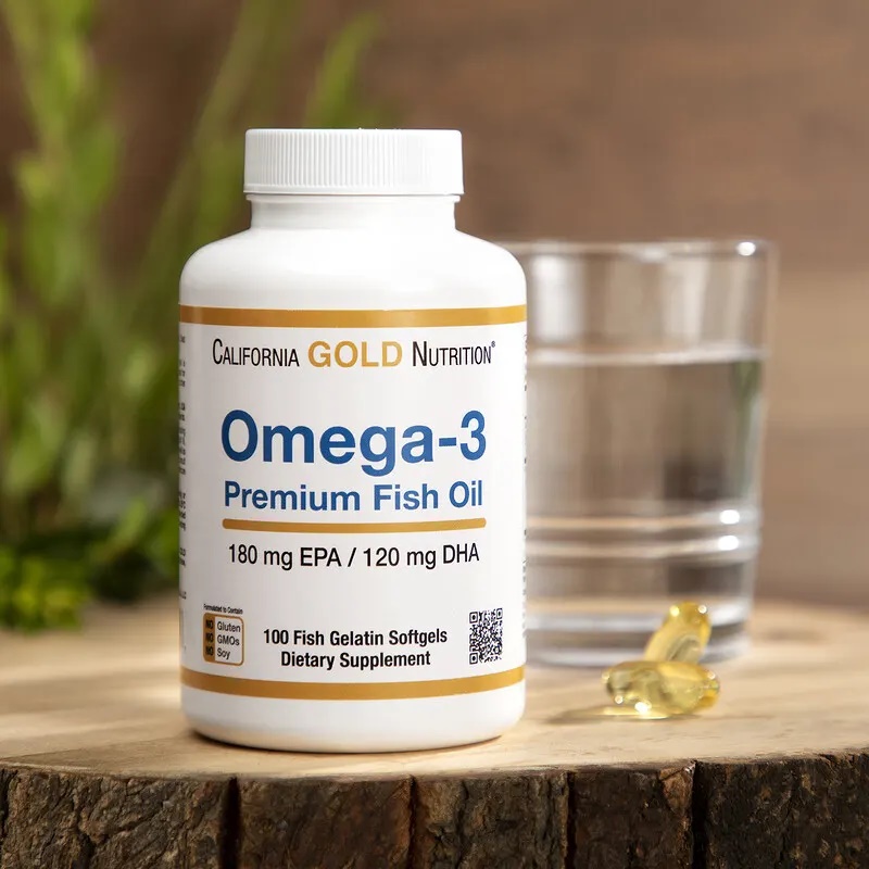 美国California Gold Nutrition加利福尼亚Omega-3深海鱼油成人