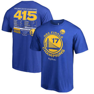 美国正品国内现货2017年NBA总决赛冠军勇士球员名单纪念款短袖T恤