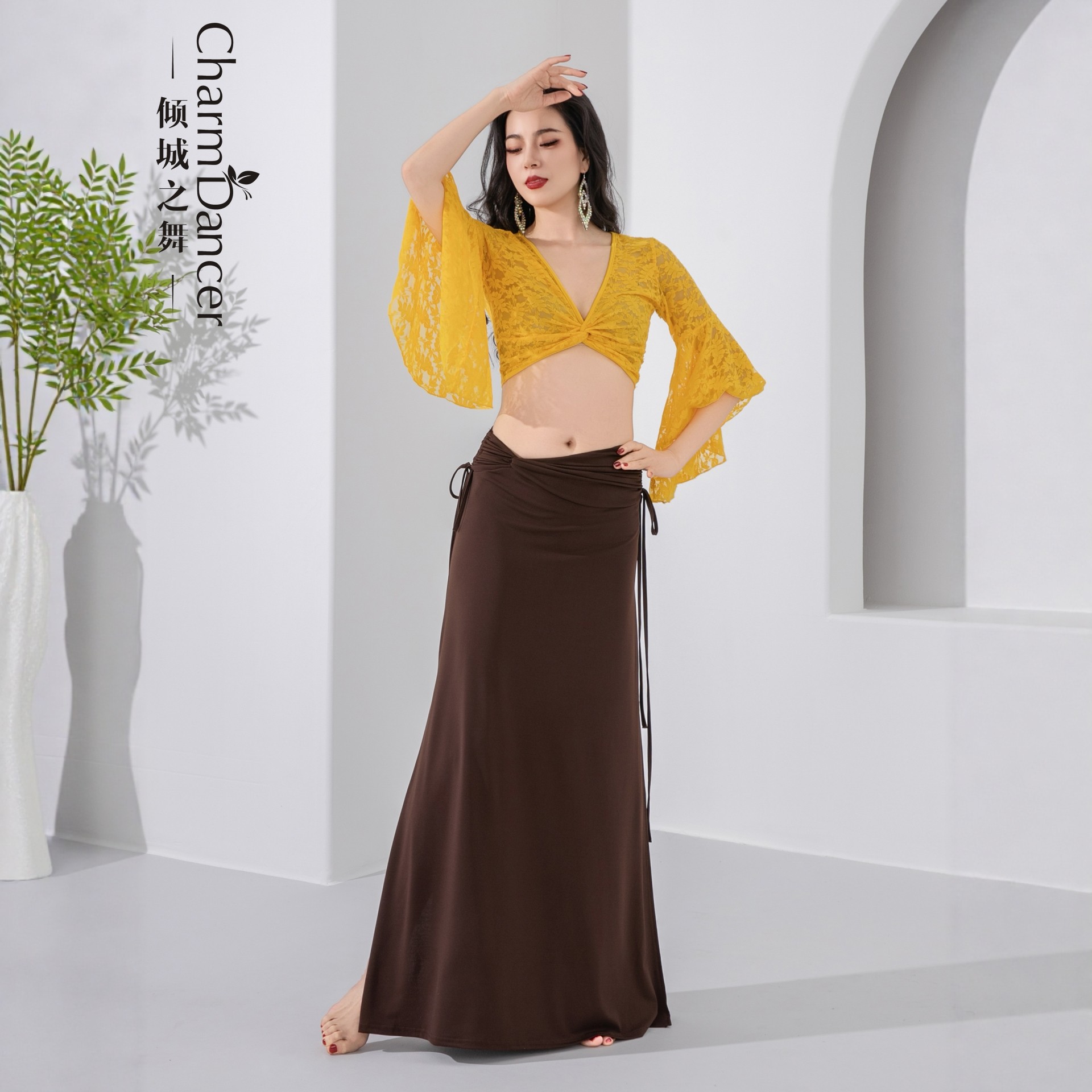 倾城之舞肚皮舞2026新款初春上衣裙子套装班服东方舞表演练习服女