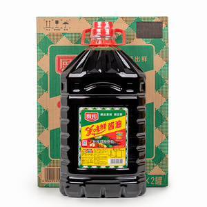 厨邦美味鲜酱油5L桶商用餐饮装黄豆酿造酱油奉化烤油焖笋味道鲜美