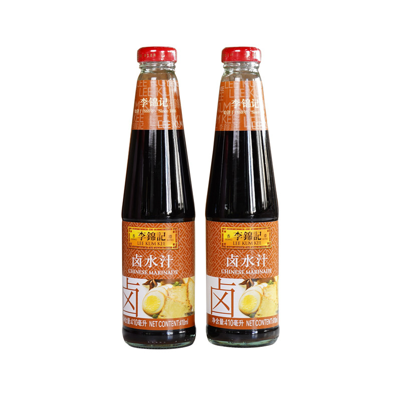 李锦记卤水汁410ml装酿造酱汁卤肉腌制鸡爪调味汁秘制卤料汁