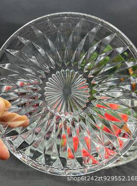 水晶碗耐高温玻璃碗水果盘沙拉碗家用饭碗透明面盆大汤碗餐具套装
