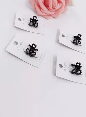 丸子头盘发神器发量少发抓水钻发饰抓发夹子女中号发抓夹妈妈饰品