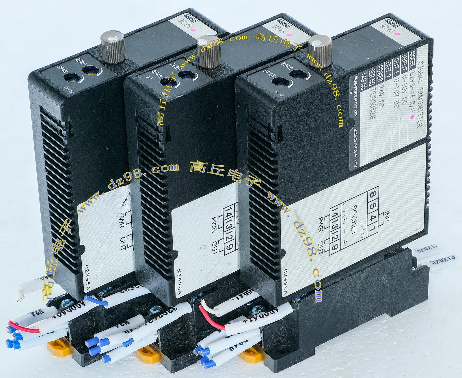 M-SYSTEM M2VS-44-R/N SIGNAL TRANSMITTER 信号隔离器 进口拆机