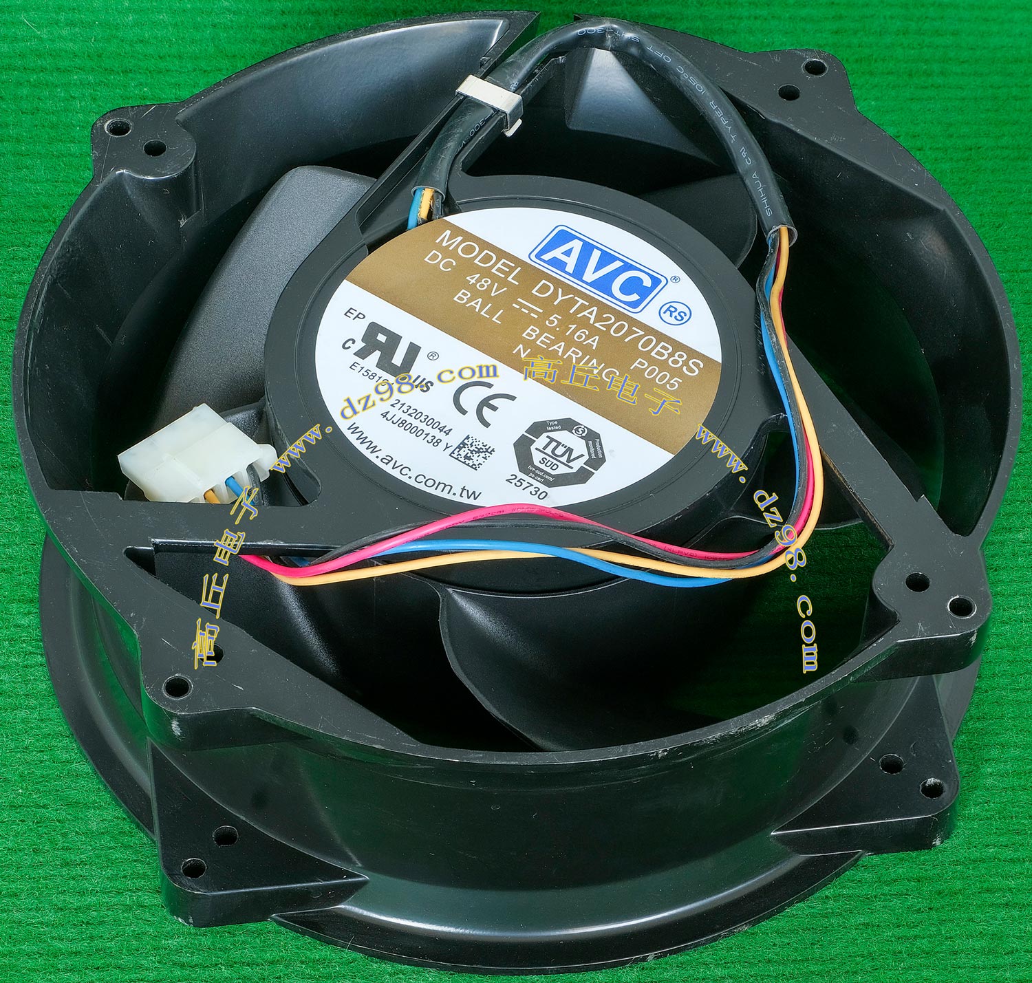 AVC DYTA2070B8S 48V 5.6A 大功率 滚珠轴承风扇