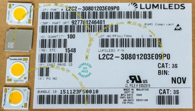 原装 LUMILEDS L2C2 1203E LED cob 3000K 4000K 广角 照明灯片