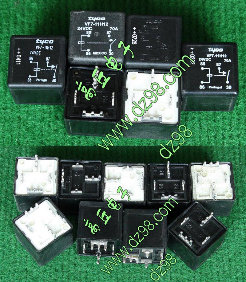 TYCO VF7-11H12 24V 70A大电流 继电器 进口设备拆下 线圈电压24V