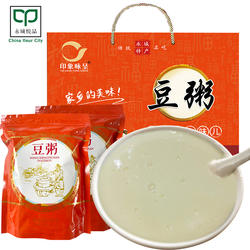 河南特产小吃永城特色早点早饭豆粥豆腐脑即食早餐配牛肉水煎包
