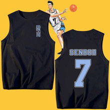 灌篮高手陵南7号背心男女学生仙道彰球衣服动漫纯棉休闲无袖T恤衫