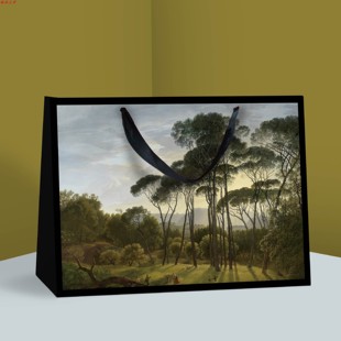 复古潮牌纸袋子高档时尚礼品袋服装店手提袋印logo设计定制包装袋