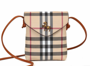 出口欧美格子马到成功手机零钱包包时尚 送礼自选礼物 经典