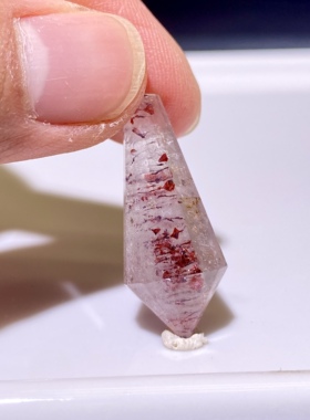 天然水晶 金草莓超七毒液彼岸花灵摆吊坠 水晶挂件 项链 一物一图