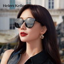 女复古猫圆偏光太阳镜时尚 海伦凯勒经典 潮墨镜女开车司机镜H8808
